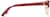 Side view of Kids' Browline Glasses 1913118 in Red thumbnail