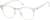 Angle view of Kids' Browline Glasses 1913123 in Clear thumbnail