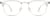 Front view of Kids' Browline Glasses 1913123 in Clear thumbnail