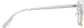 Side view of Kids' Browline Glasses 1913130 in White thumbnail