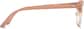 Side view of Kids' Browline Glasses 1913133 in Taupe thumbnail