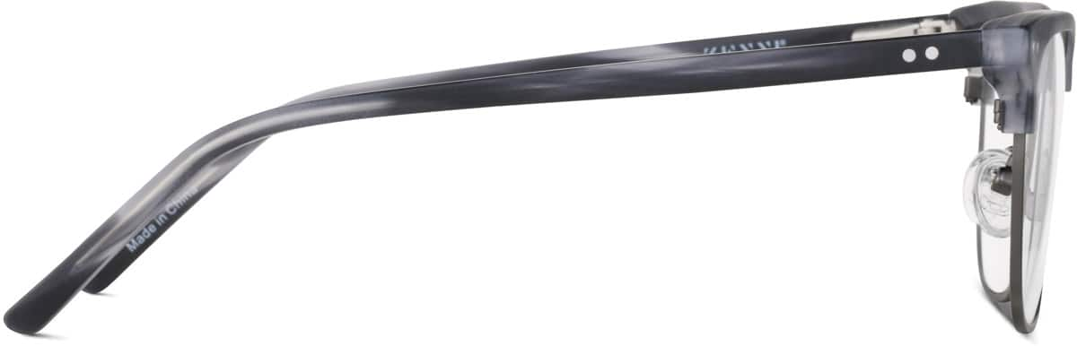 Side view of Browline Glasses 1913212 in Gray