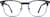 Front view of Browline Glasses 1913216 in Blue thumbnail