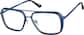 Angle view of Aviator Glasses 1913816 in Blue thumbnail