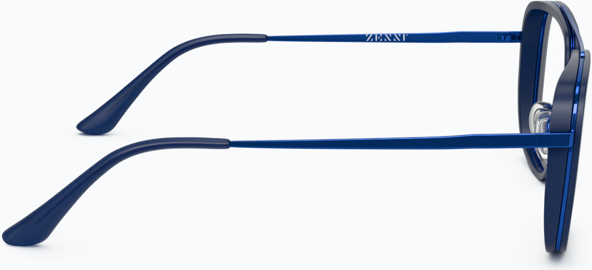 Side view of Aviator Glasses 1913816 in Blue thumbnail