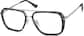 Angle view of Aviator Glasses 1913821 in Black thumbnail
