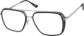 Angle view of Aviator Glasses 1913821 in Black thumbnail