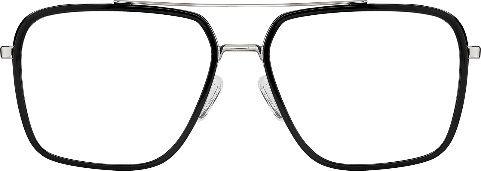 Front view of Aviator Glasses 1913821 in Black