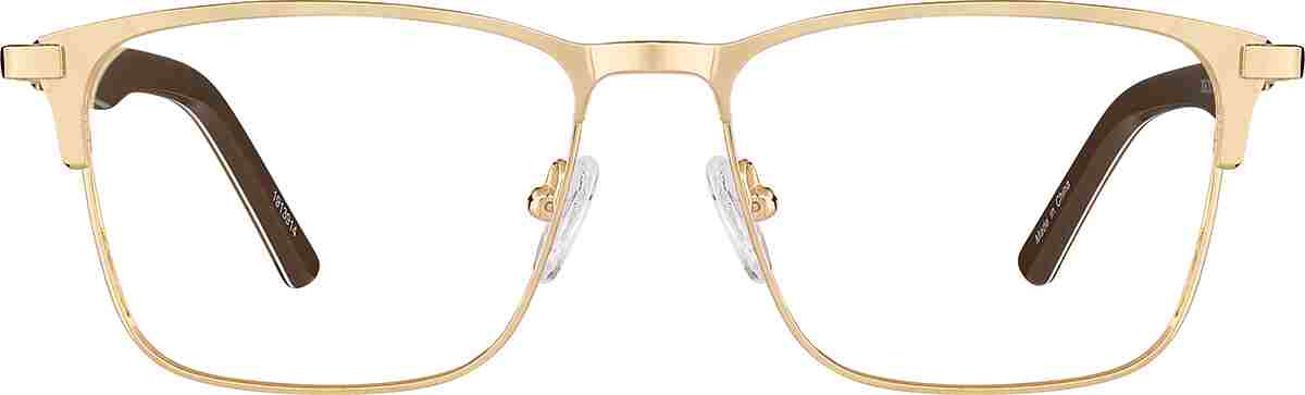 Gold Rectangle Glasses