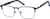 Angle view of Square Glasses 1913916 in Blue thumbnail