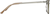 Side view of Square Glasses 1914115 in Brown thumbnail