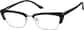 Angle view of Browline Glasses 1914221 in Black thumbnail