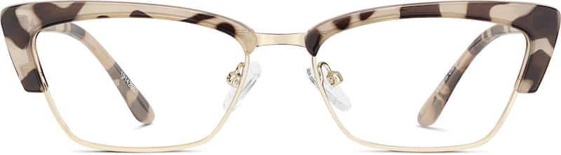 Ivory Tortoiseshell  Browline Glasses