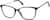 Angle view of Cat-eye Glasses 1914421 in Black thumbnail