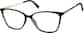 Angle view of Cat-eye Glasses 1914421 in Black thumbnail