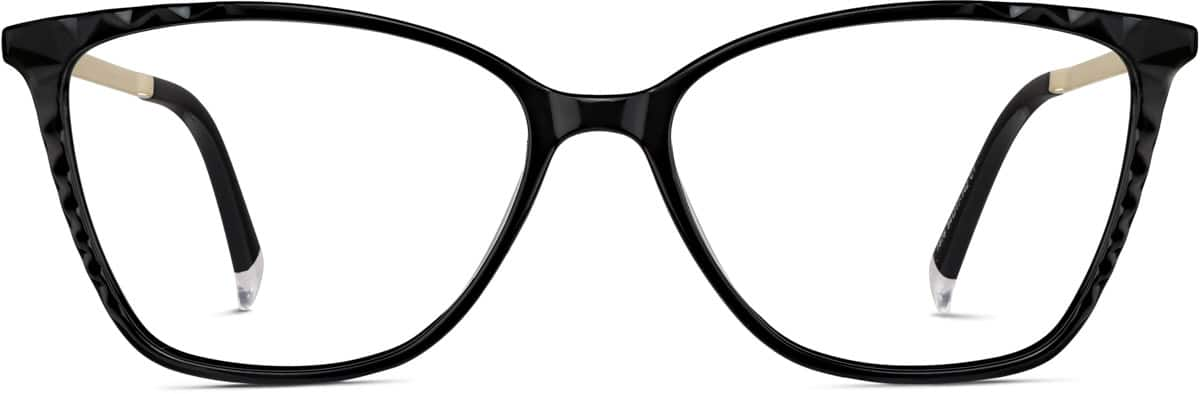 Front view of Cat-eye Glasses 1914421 in Black