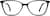 Front view of Cat-eye Glasses 1914421 in Black thumbnail