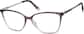 Angle view of Cat-eye Glasses 1914427 in Purple thumbnail