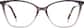 Front view of Cat-eye Glasses 1914427 in Purple thumbnail
