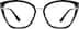 Cat-Eye Glasses 1914521 in Black