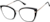 Angle view of Cat-Eye Glasses 1914521 in Black thumbnail