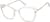 Angle view of Cat-Eye Glasses 1914523 in Translucent thumbnail
