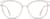 Front view of Cat-Eye Glasses 1914523 in Translucent thumbnail