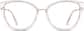 Front view of Cat-Eye Glasses 1914523 in Translucent thumbnail
