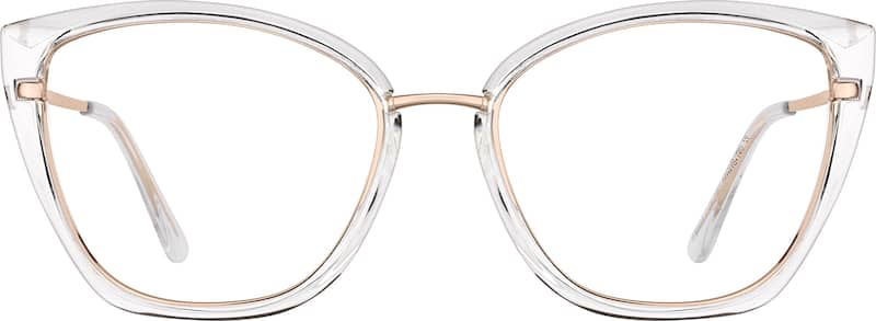 Translucent Cat-Eye Glasses