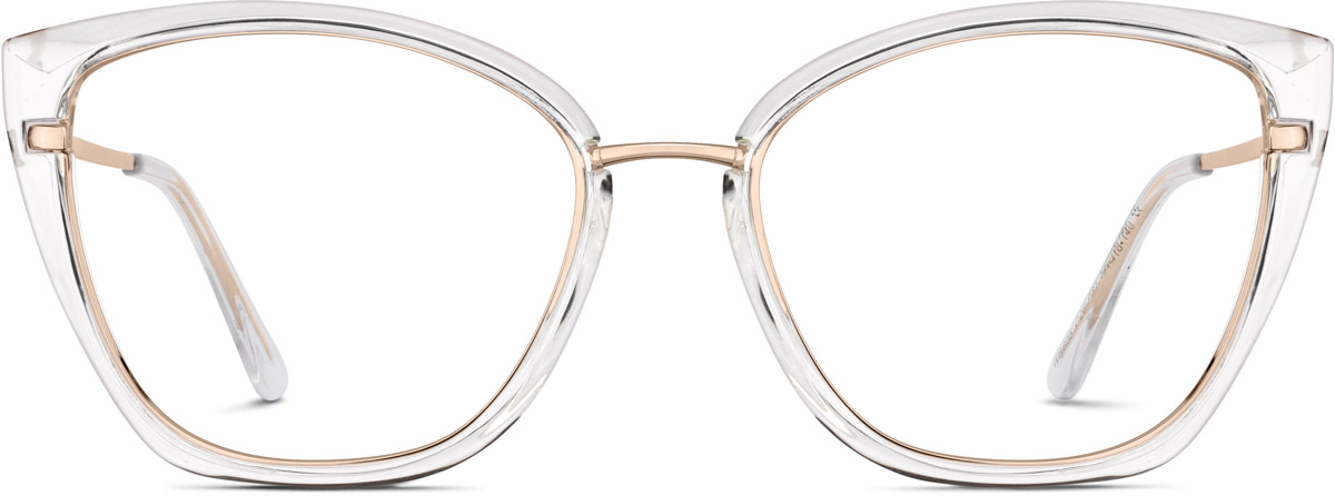 Translucent Cat-Eye Glasses