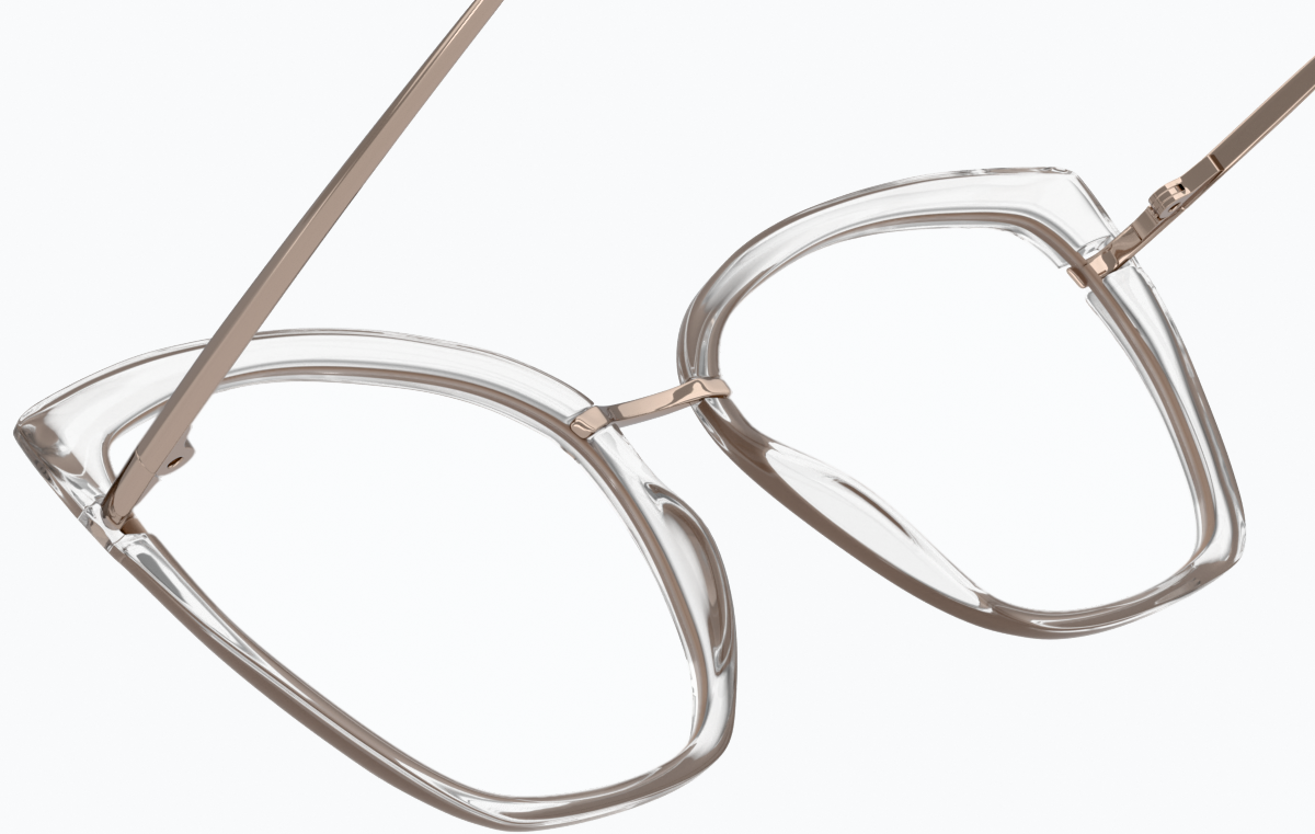 See-through view of Cat-Eye Glasses 1914523 in Translucent thumbnail