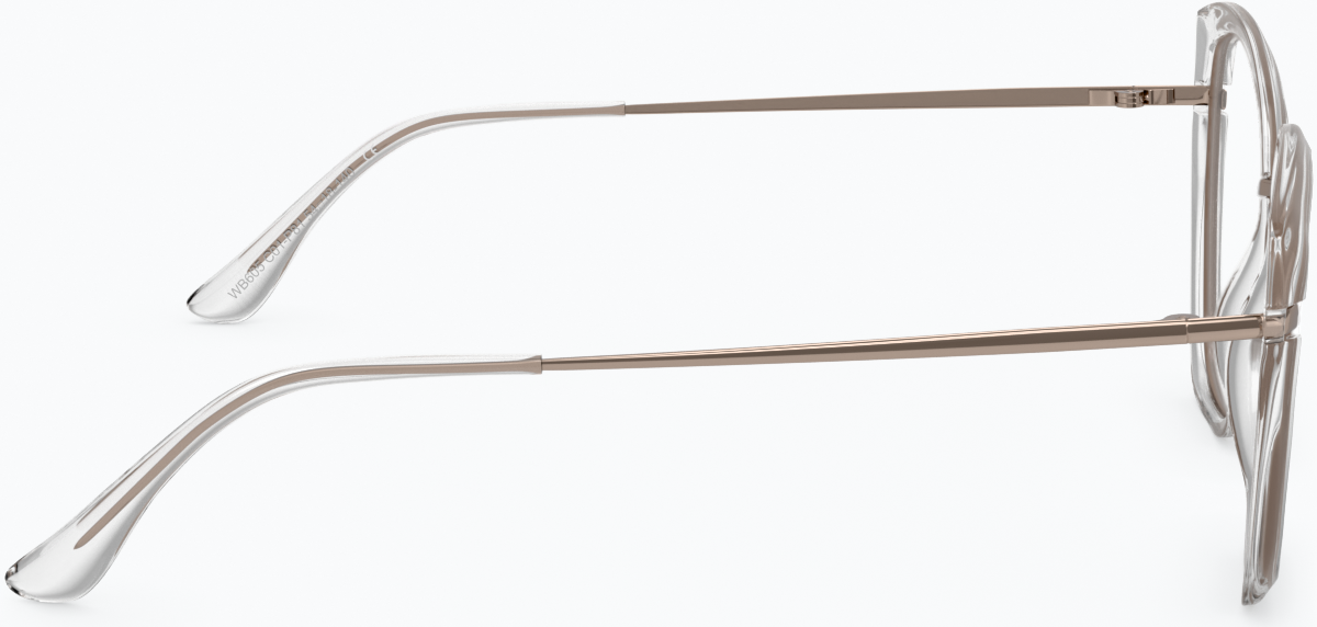 Side view of Cat-Eye Glasses 1914523 in Translucent thumbnail