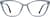 Front view of Cat-Eye Glasses 1914616 in Blue thumbnail