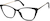 Angle view of Cat-Eye Glasses 1914621 in Black thumbnail