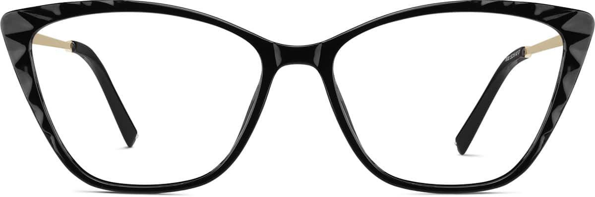 Front view of Cat-Eye Glasses 1914621 in Black