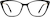 Front view of Cat-Eye Glasses 1914621 in Black thumbnail