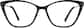 Front view of Cat-Eye Glasses 1914621 in Black thumbnail