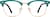 Front view of Kids' Browline Glasses 1915016 in Blue thumbnail