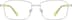 Rectangle Glasses 1915311 in Silver