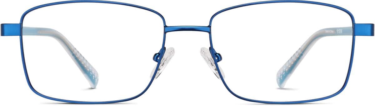 Blue Rectangle Glasses #1915316 | Zenni Optical Canada