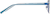 Side view of Rectangle Glasses 1915316 in Blue thumbnail
