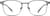 Front view of Browline Glasses 1915412 in Gray thumbnail