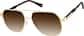 Angle view of Oxfords Glasses 1915514 in Gold thumbnail