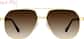 Front view of Oxfords Glasses 1915514 in Gold thumbnail
