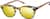Angle view of Browline Sunshade 1915715 in Brown thumbnail