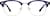 Front view without clip-on of Browline Sunshade 1915716 in Blue thumbnail