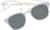 Front view of Browline Sunshade 1915723 in Clear thumbnail