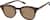 Angle view of Browline Sunshade 1915725 in Tortoiseshell thumbnail