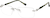 Angle view of Rimless Glasses 1915811 in Green thumbnail