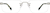 Front view of Rimless Glasses 1915811 in Green thumbnail